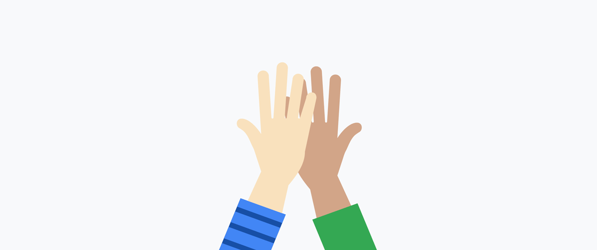 High five animated gif